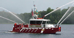 FairFax VA MetalCraft Marine FireStorm 36 High Speed Aliminum Fireboat