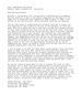 Testimonial letter