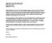 Testimonial letter