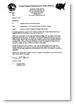 Testimonial letter