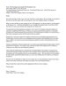 Testimonial letter