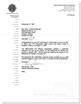 Testimonial letter